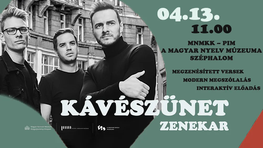 Kávészünet zenekar – Trendhagyó irodalomóra
