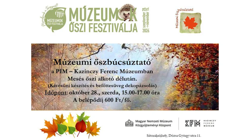 Mesés őszi alkotó délután